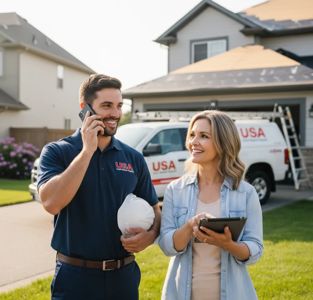 USA Roof Repair Experts customer support in Many Farms